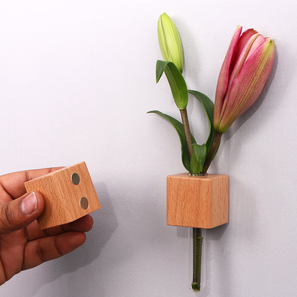 OG35- Wooden Planter Fridge Magnets