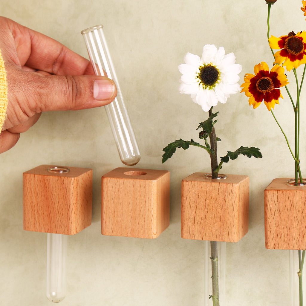 OG35- Wooden Planter Fridge Magnets