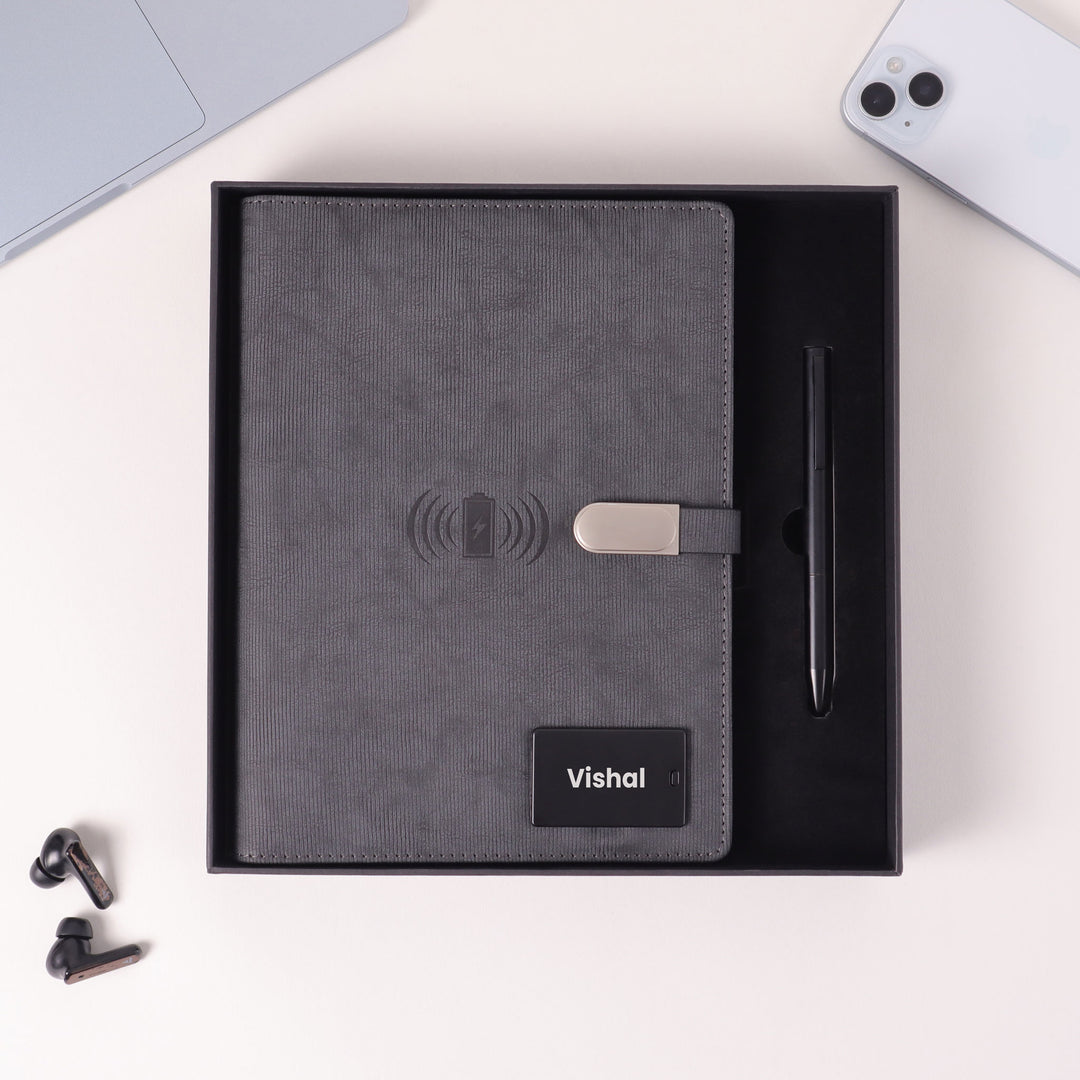 EJK106- 2-IN-1 Gift Set | Powerbank Organizer | Pen