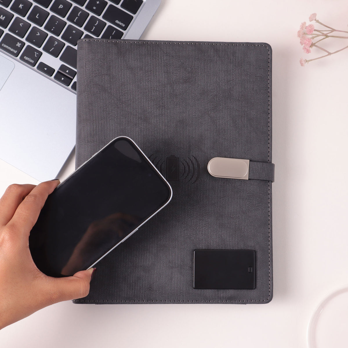 EJK106- 2-IN-1 Gift Set | Powerbank Organizer | Pen
