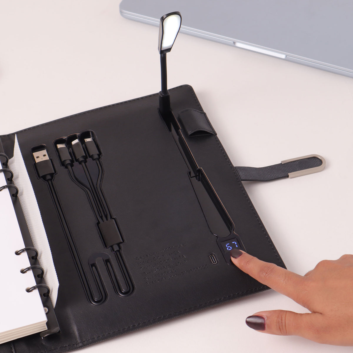 EJK106- 2-IN-1 Gift Set | Powerbank Organizer | Pen