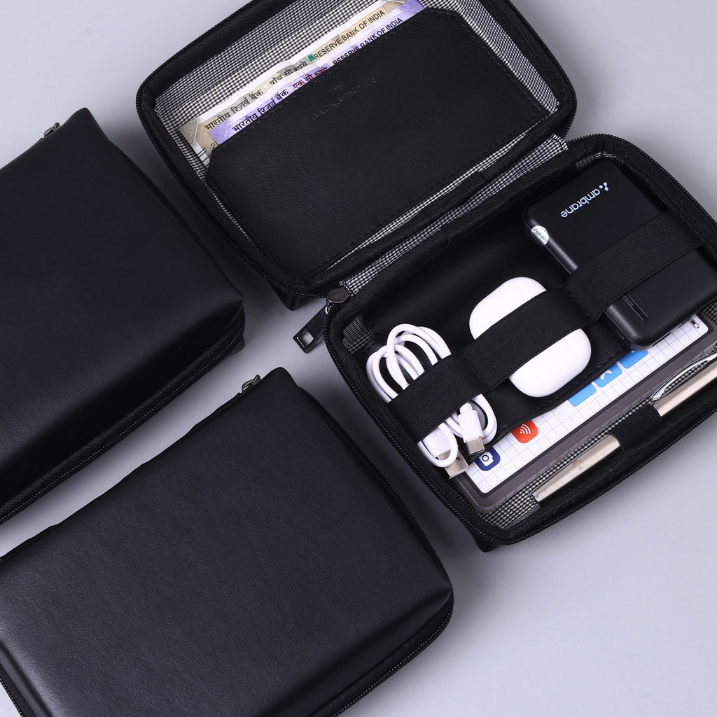 BSB25- Leather Gadget Organizer