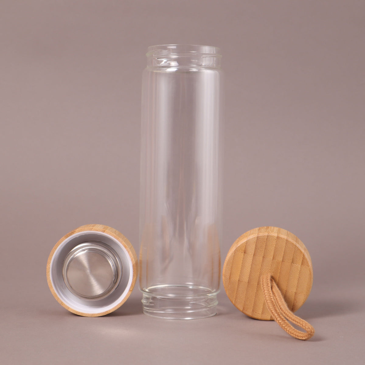 BSDW39- Bamboo Glass Bottle
