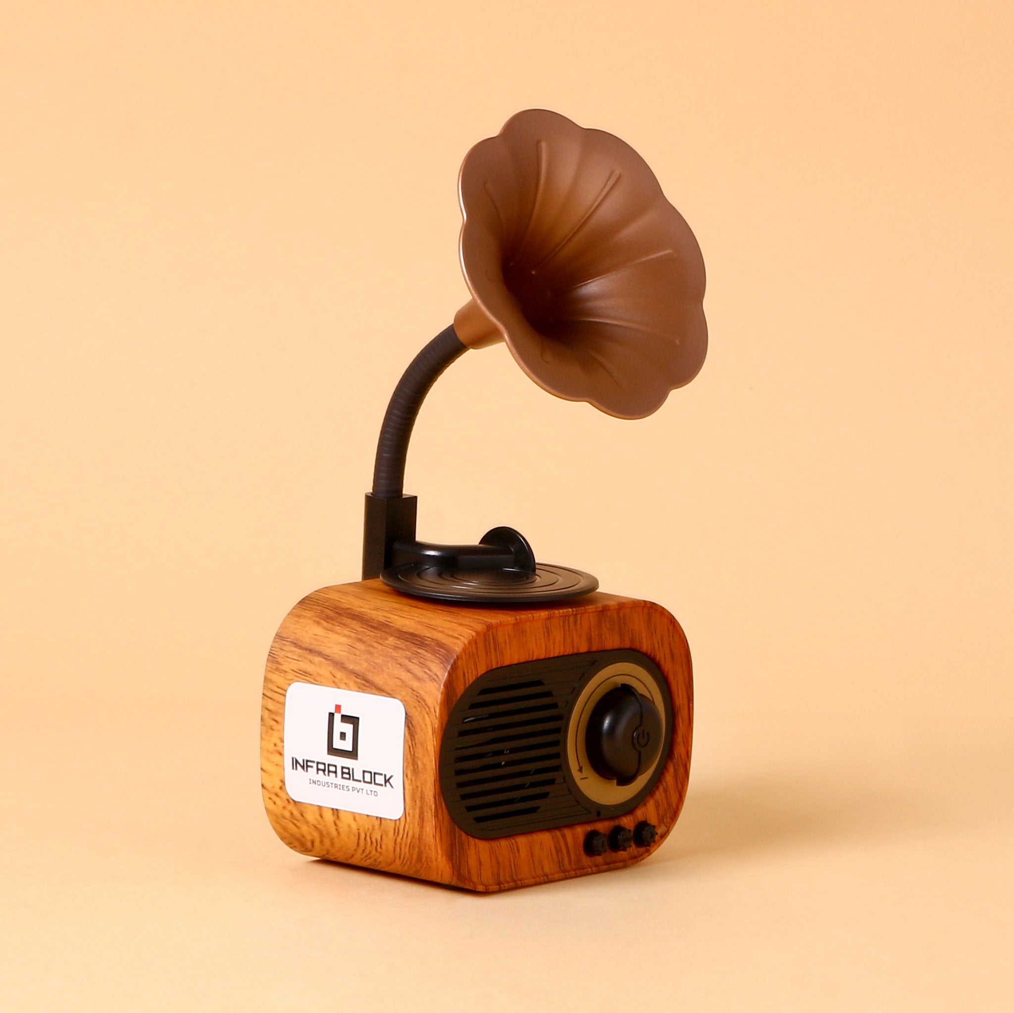 OG07- Vintage Gramophone Bluetooth Speaker