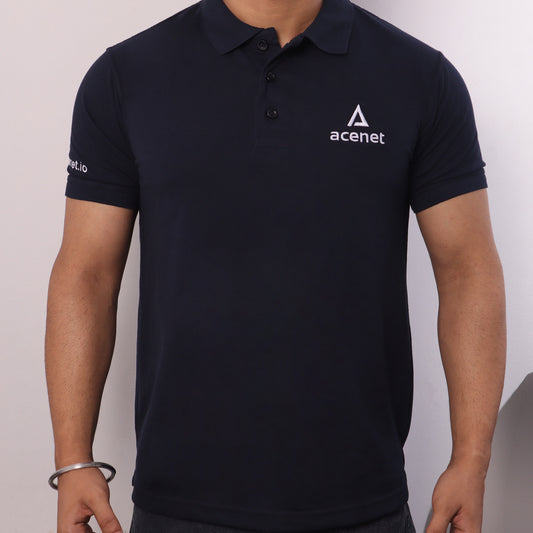 BST43- Benetton Plain Polo T-Shirt