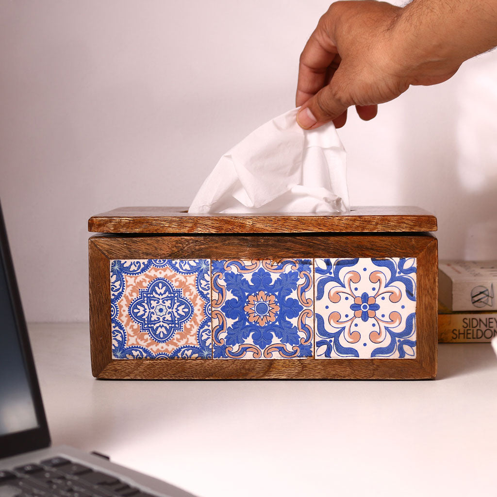 OE10- Moroccan Mosaic Tissue Box