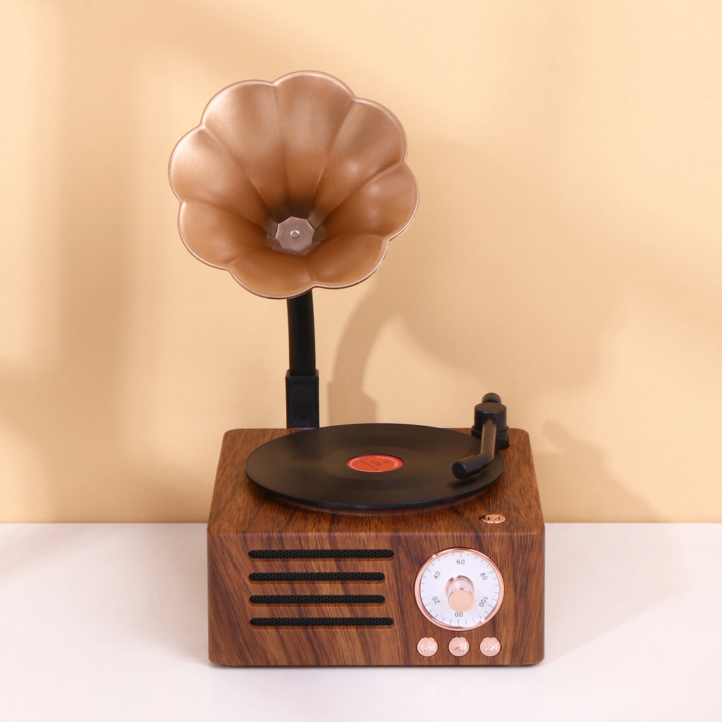 OG08- Retro Gramophone Bluetooth Speaker