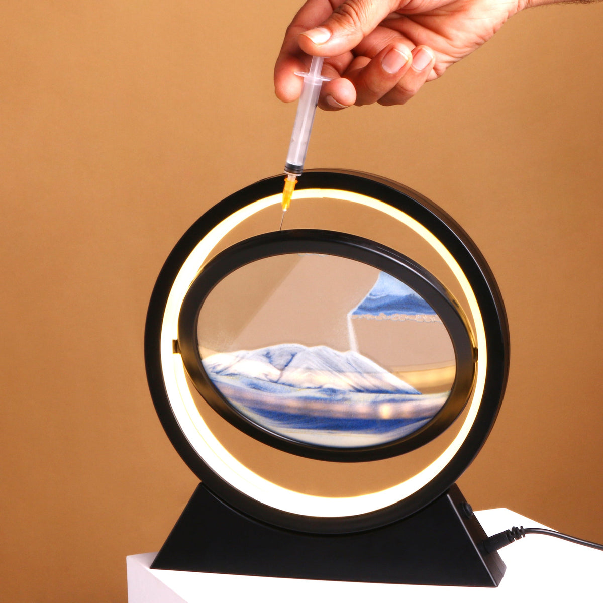 OG22- Bigsmall SandGlow Lamp