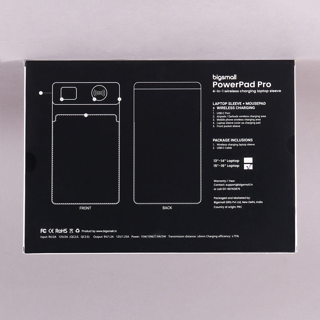Bigsmall Power Pad Pro Sleeve (4 in 1)