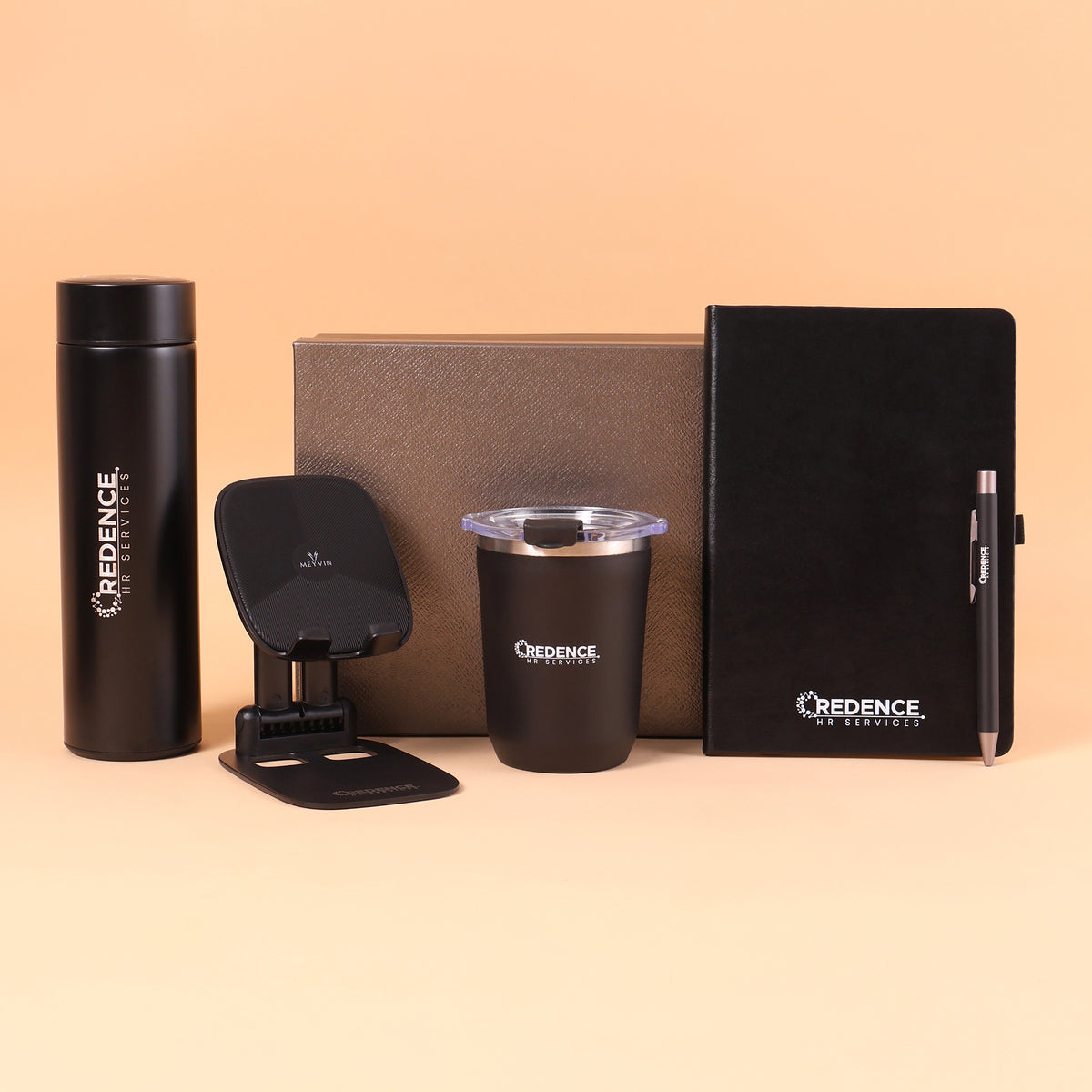EJK03- Washington 5-IN-1 Gift Set | Notebook | Pen | Mug | Mobile Stand | Flask