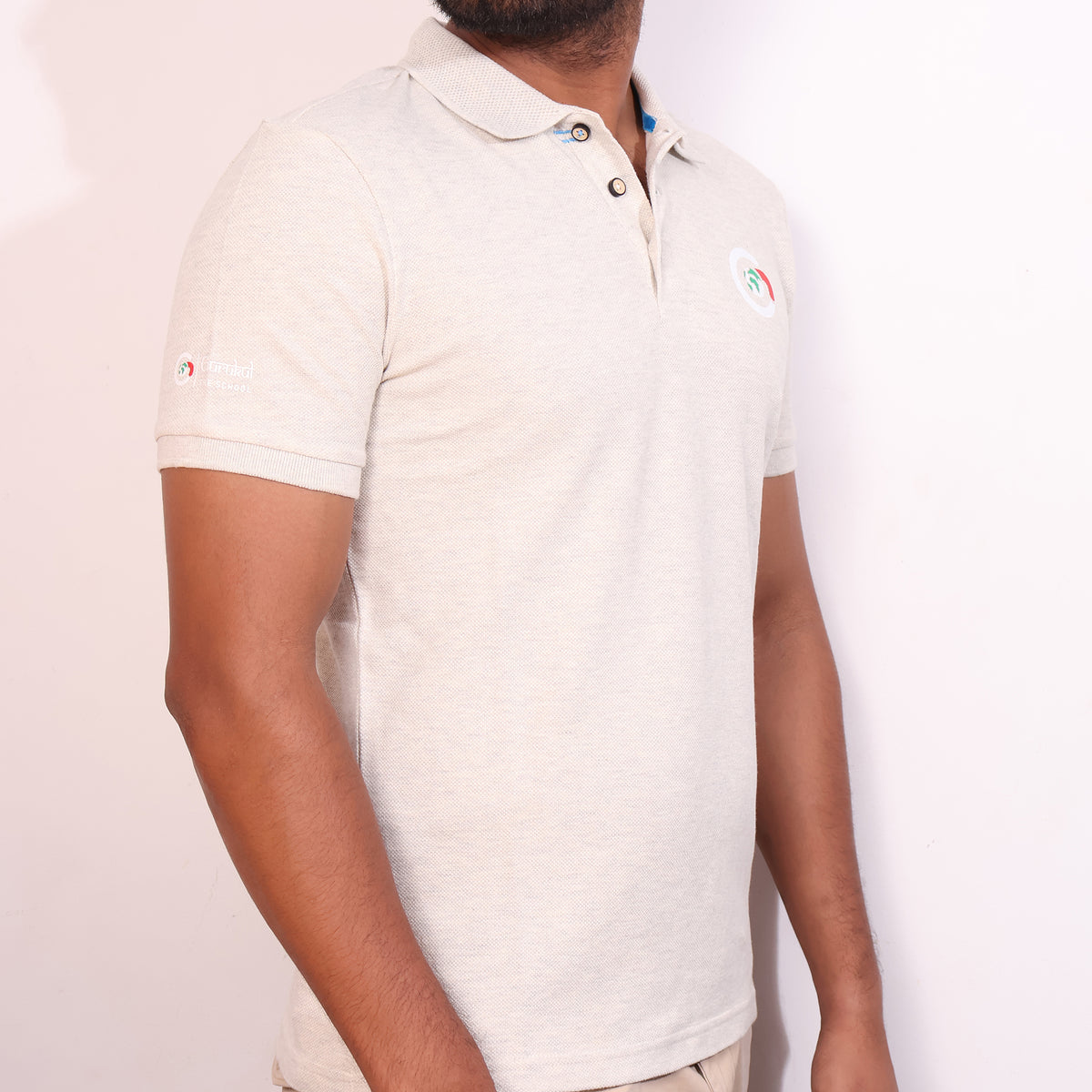 BST206- Benetton Jacquard Polo T-shirt