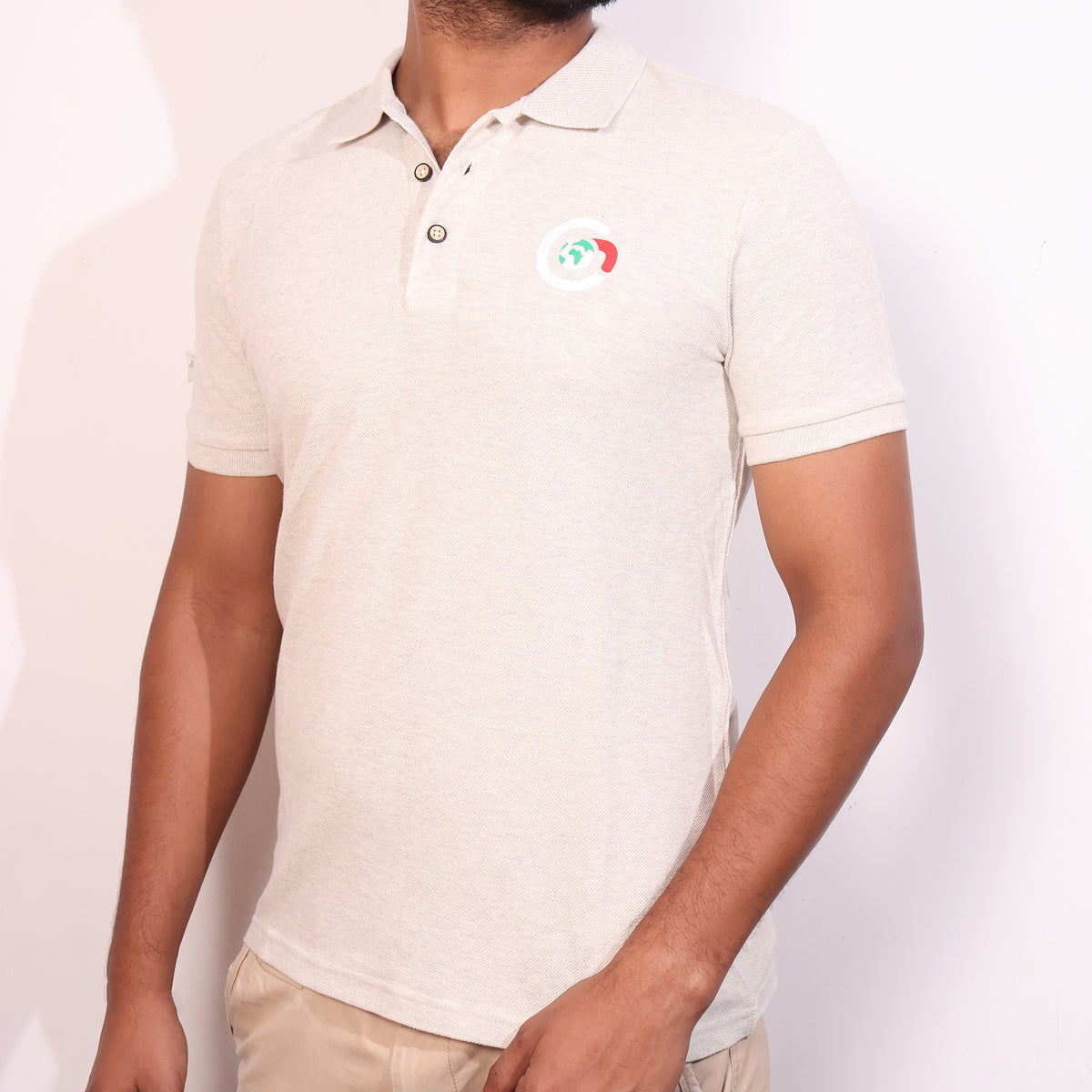BST206- Benetton Jacquard Polo T-shirt
