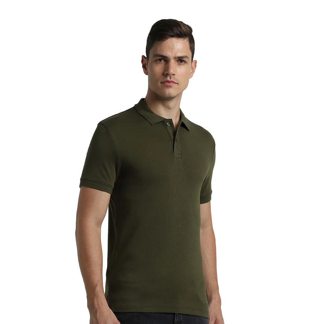 BST16- Jack & Jones Interlock Polo T-Shirt