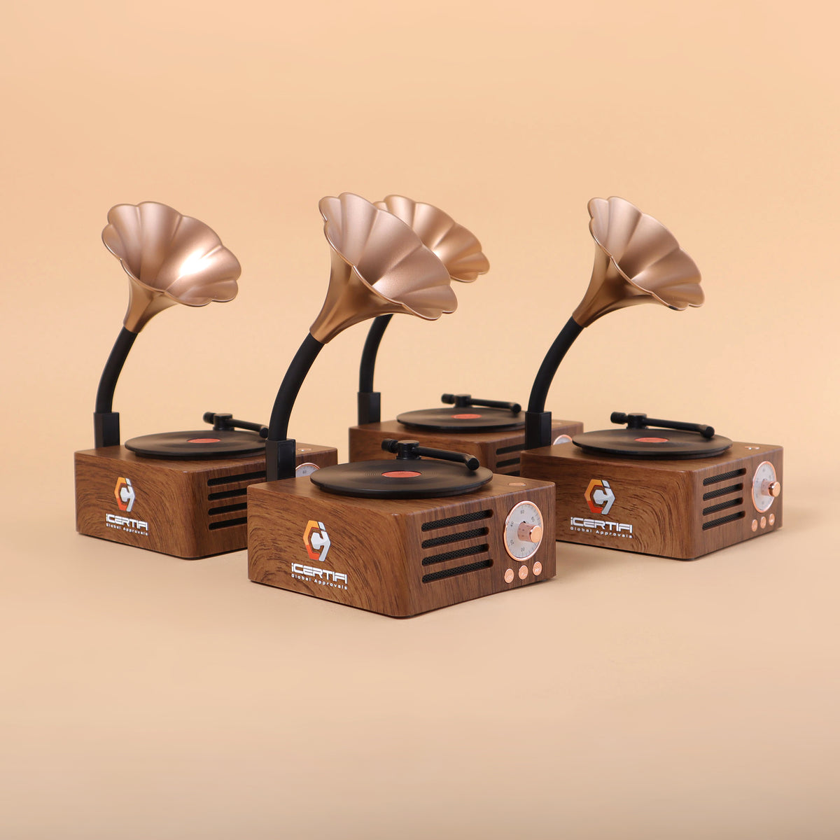 OG08- Retro Gramophone Bluetooth Speaker