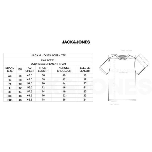 BST02- Jack & Jones Joren Round Neck T-Shirt