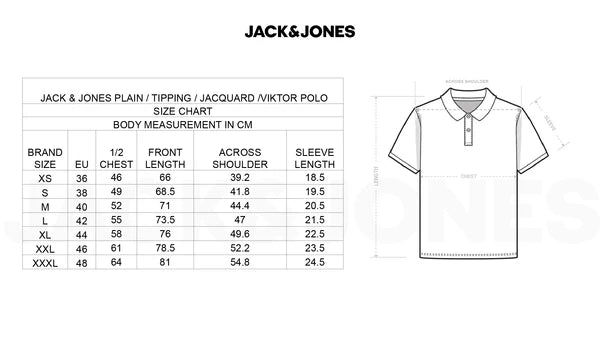 BST13- Jack & Jones Jacquard T-Shirt