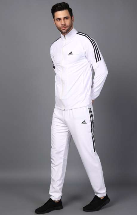adidas white track suit - JN2083