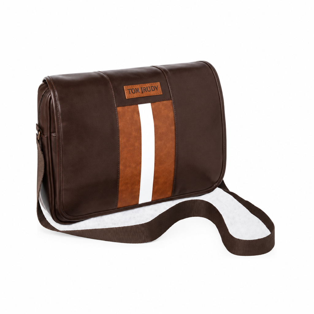 Fur Jaden Cruelty Free Vegan Leather Crossbody Bag - Brown