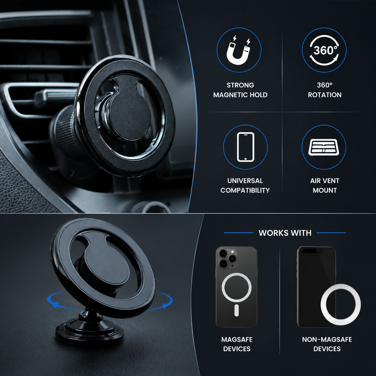 OG55- Magsafe Car Phone Holder
