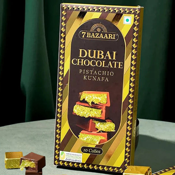 BSE99- Viral Dubai Chocolate Pistachio Kunafa 100g 10pcs