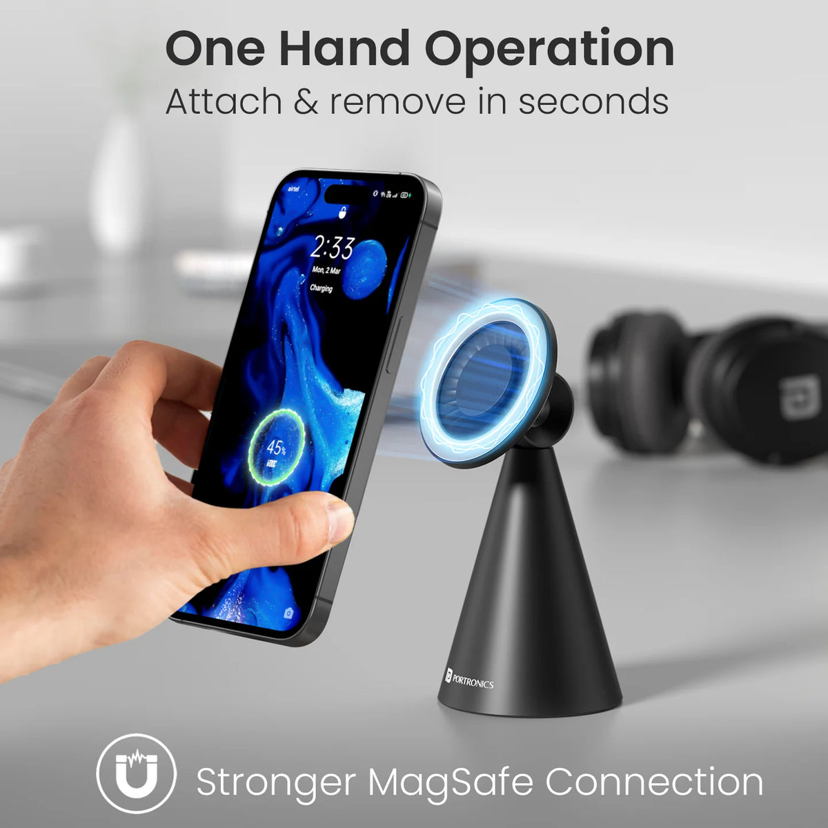 ED50- Portronics Mogun 5 Mobile Holder