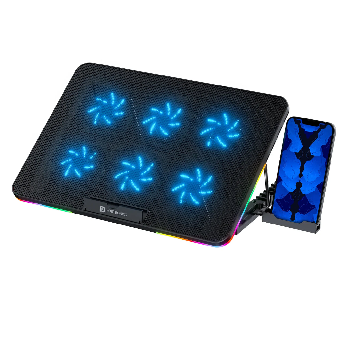 ED45- Portronics My Buddy Air Cooling Pad Laptop Stand