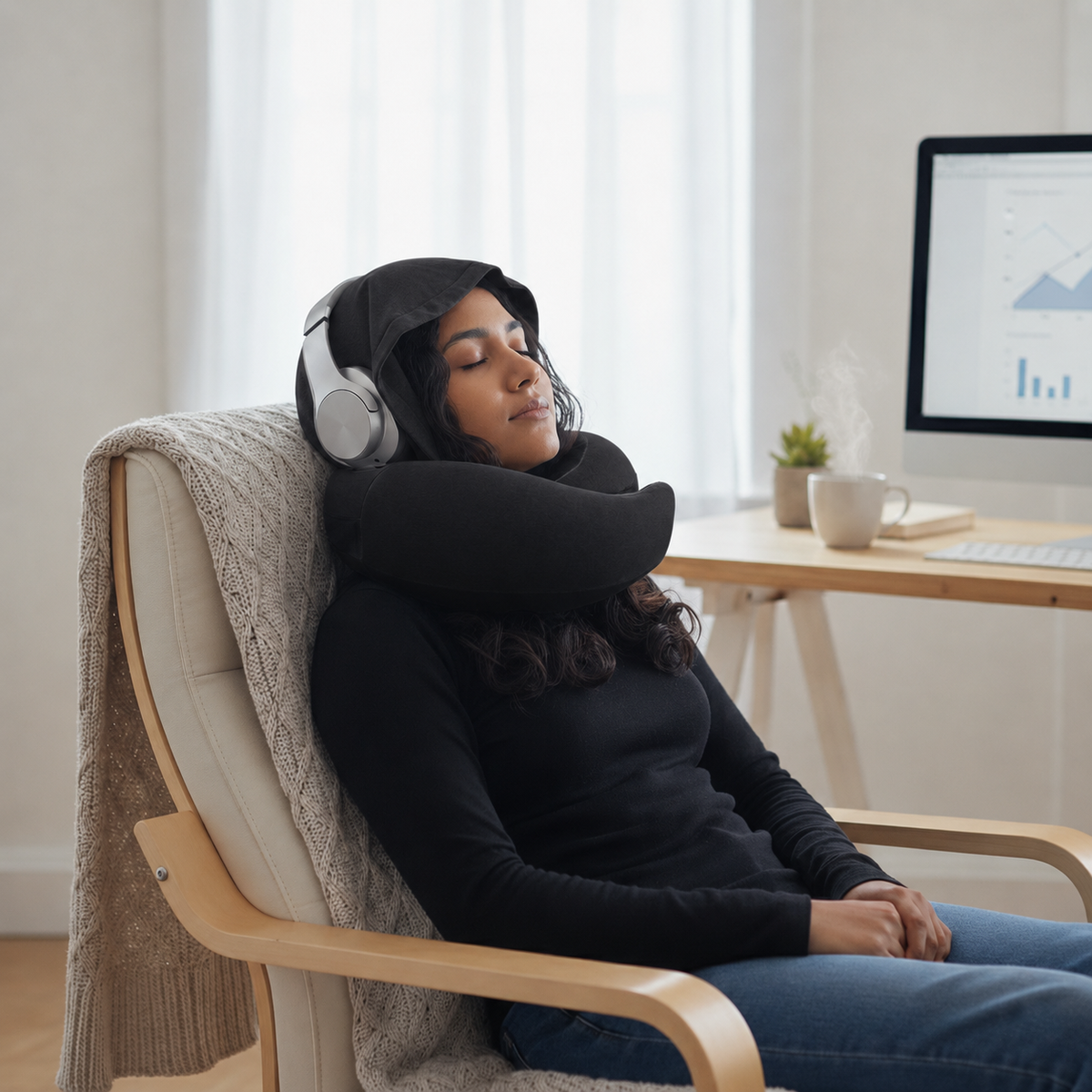 OG33- Bigsmall Nap Ninja Neck Pillow
