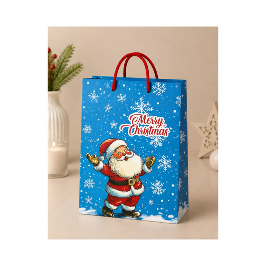 PB44- Merry Christmas Santa Medium Paper Bag