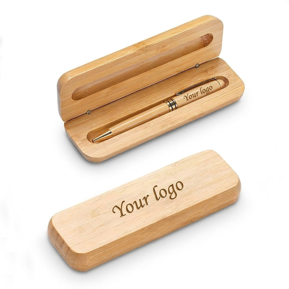 OE135 - Personalised Wooden Pen with Wooden Case – Eco-Friendly Engraved Gift Pen - Image 4