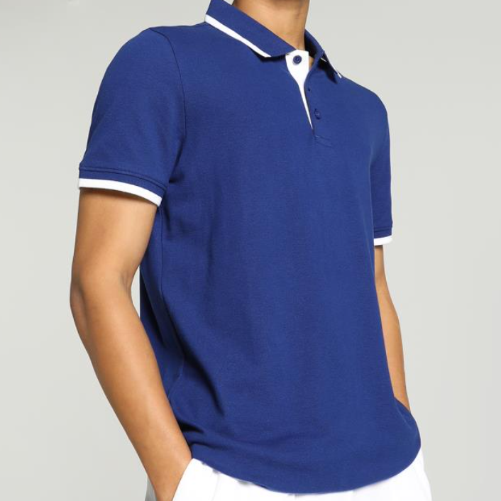 BST35- Puma Men's ESS Pique Tipping Polo T-Shirt