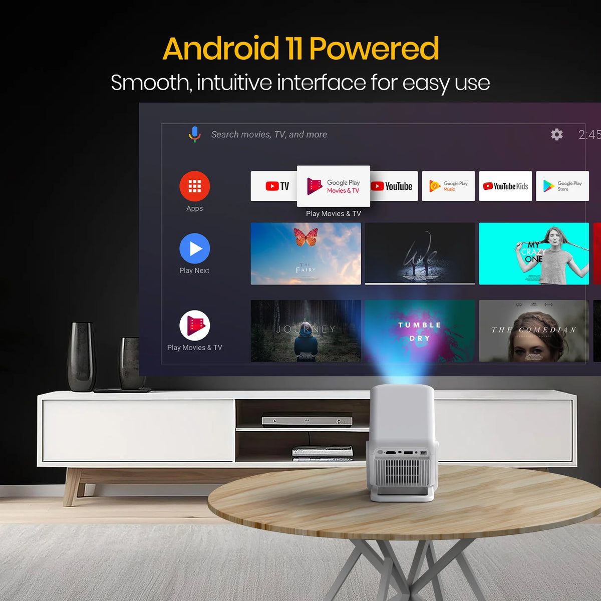 ED54- Portronics Beem 450 Smart LED Projector