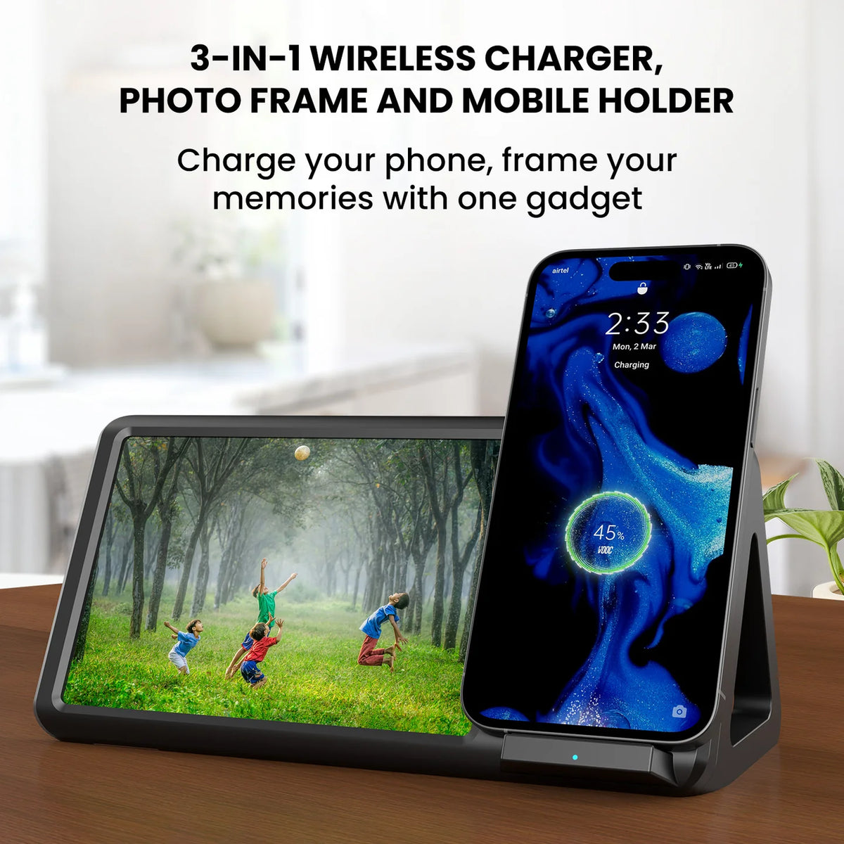 ED41- Portronics Freedom 5 15W Wireless Charger