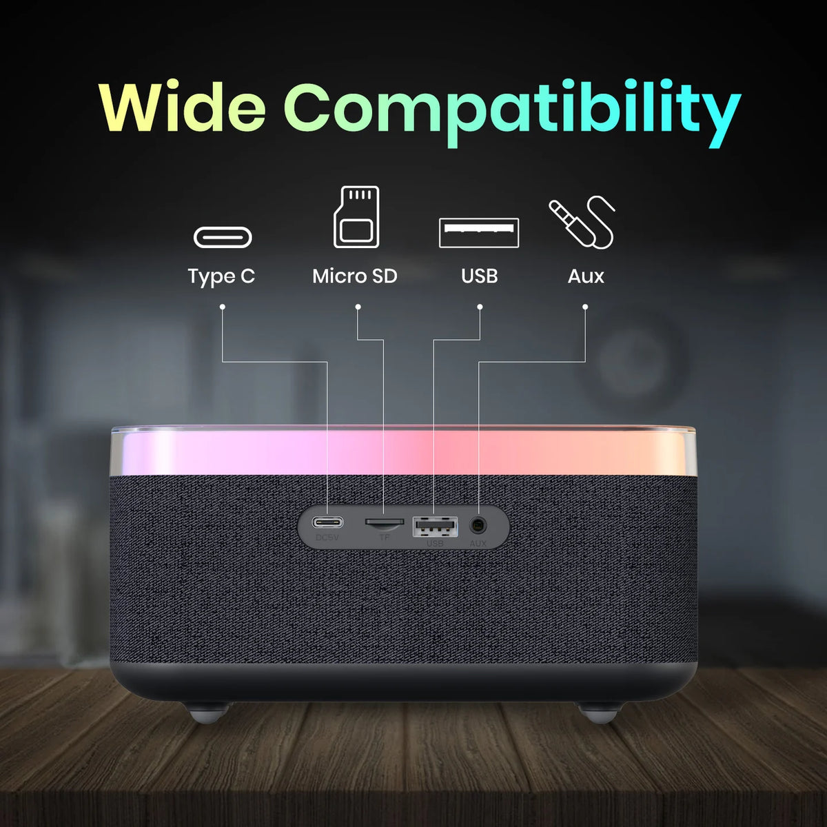 ED25- Portronics Trifusion 16W Bluetooth Speaker