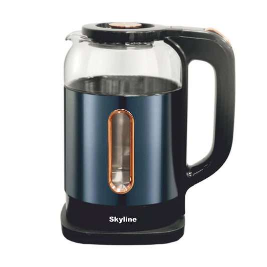 ED342 - Skyline Electric Kettle, Glass Body with Stainless Steel