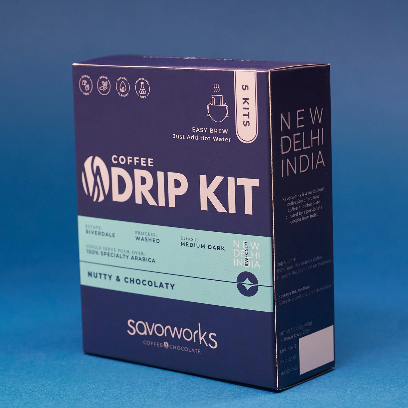 BSE39- Savorworks Coffee Drip Kit Nutty & Chocolaty