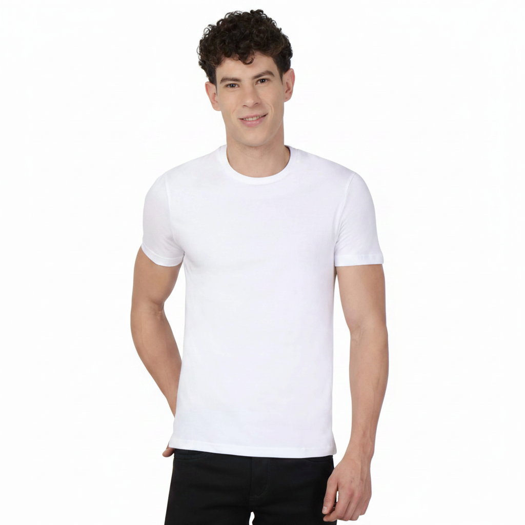 BST42- Benetton Round Neck T-Shirt
