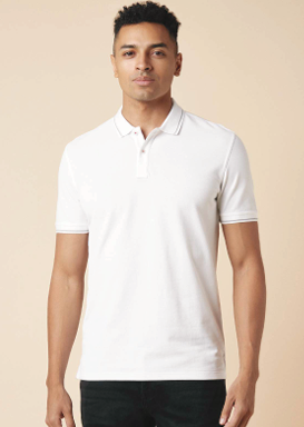 BST57- Allen Solly Tipping Polo T-Shirt