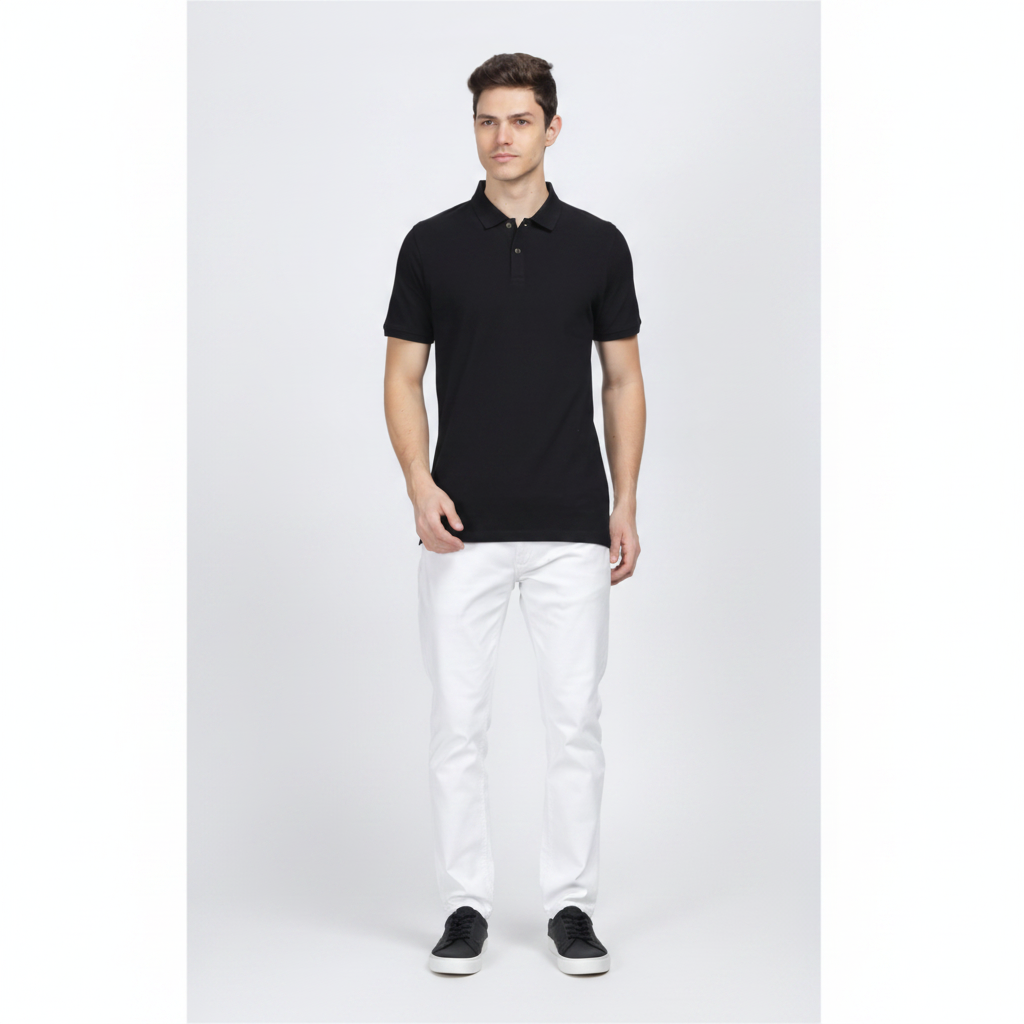 BST58- WROGN Solid Polo T-Shirt