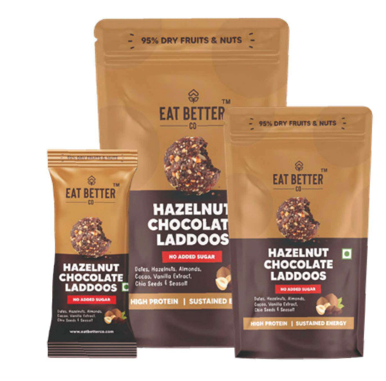BSE03- Eat Better Hazelunt Chocolate Laddoos