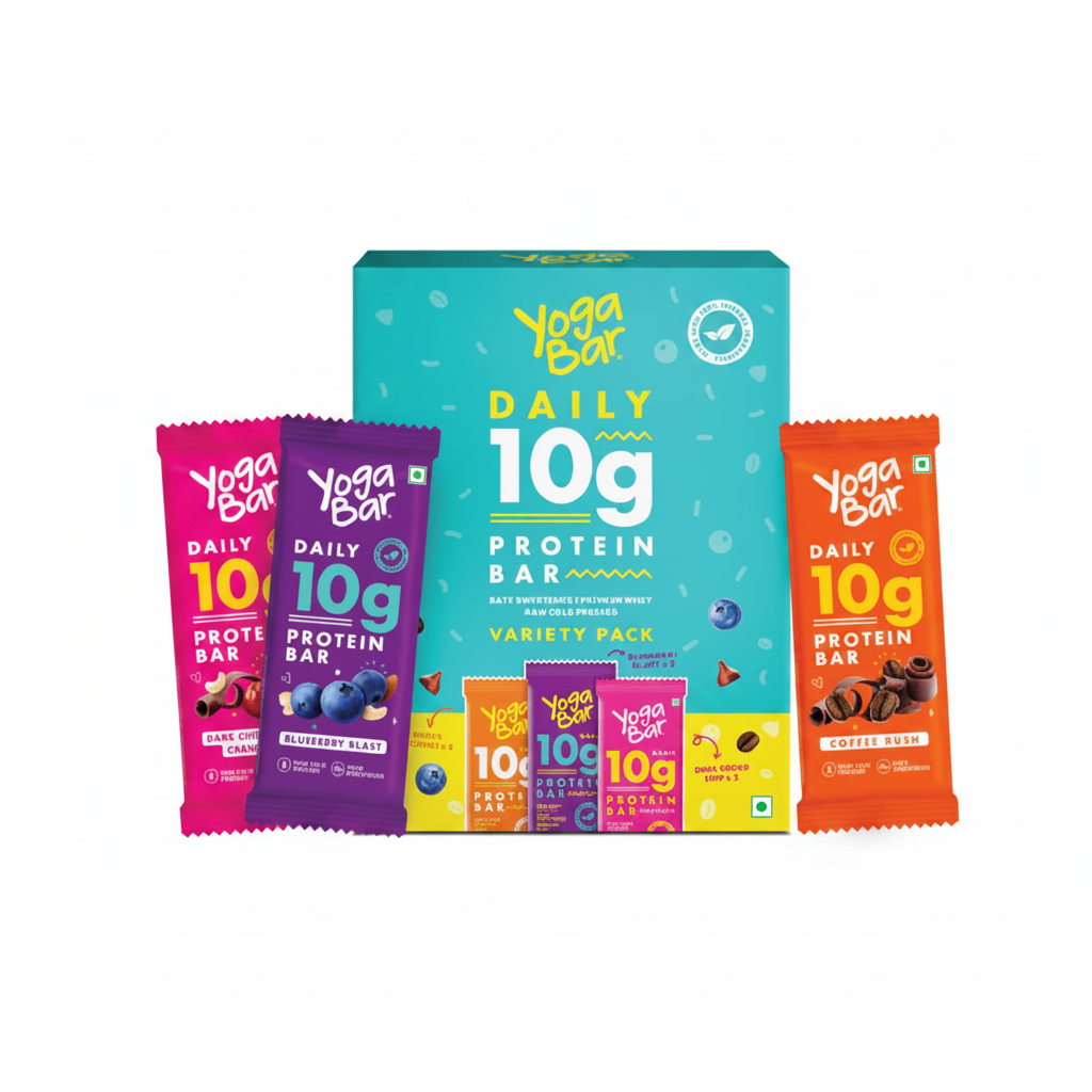 Yogabar Daily 10g Protein Bar