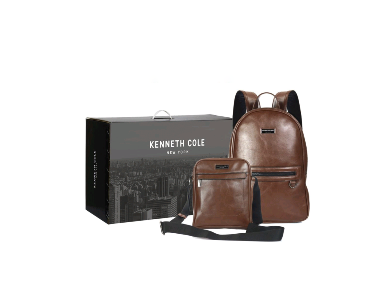 BSB145- Kenneth Cole Combo Set | Sling Bag | Laptop Backpack