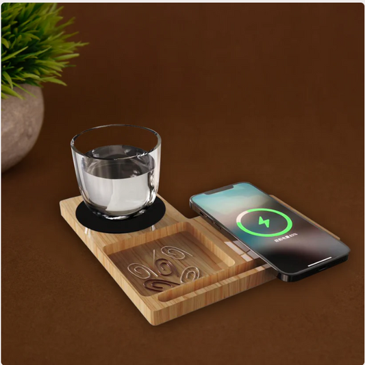 ED154- Wangari Willow 3.0 Wireless Charger, Cup Warmer & Phone Stand