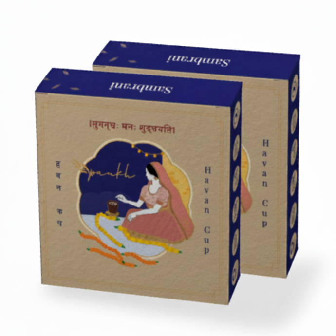CD650 - Pankh Havan Cups