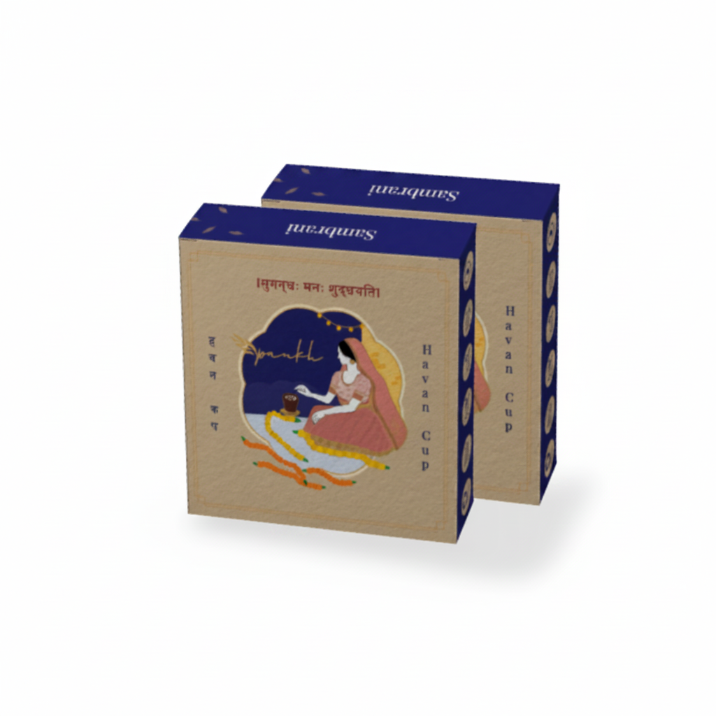 CD650 - Pankh Havan Cups