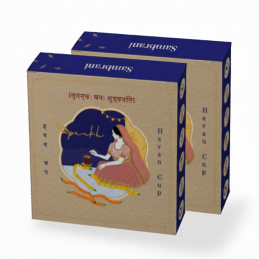 CD650 - Pankh Havan Cups
