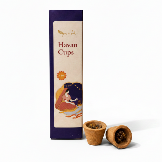 CD652 - Pankh Charcoal Free Havan Cup