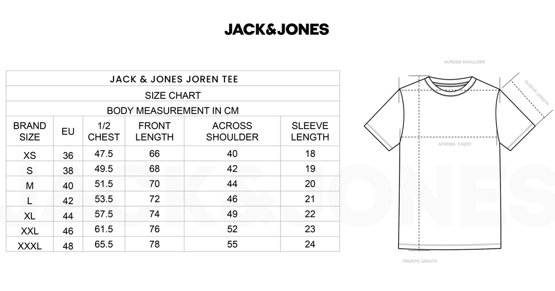 BST01- Jack & Jones Plain Polo T-Shirt