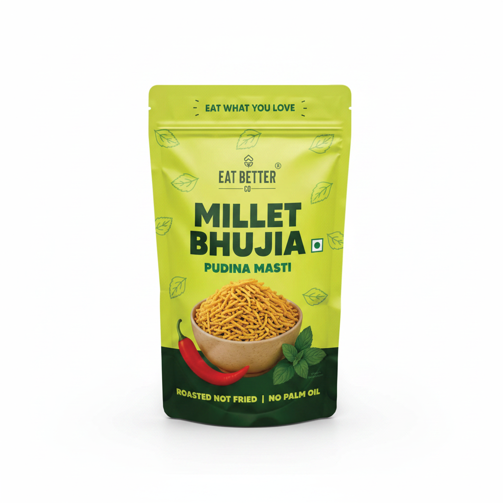 Eat Better Millet Bhujia - Pudina Masti