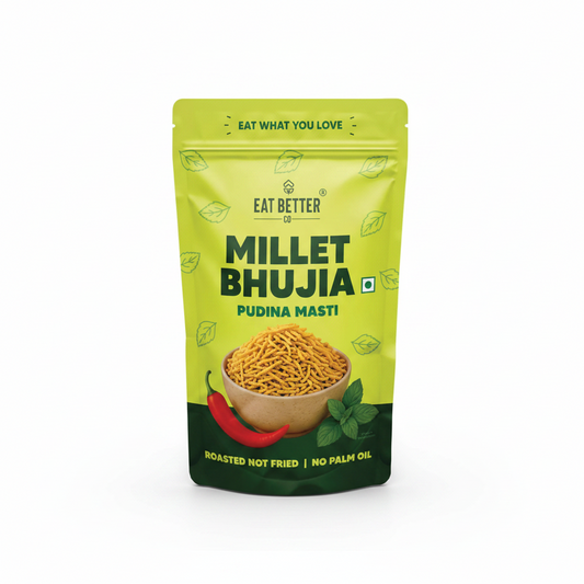 BSE13- Eat Better Millet Bhujia - Pudina Masti