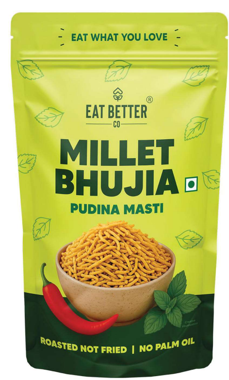 BSE13- Eat Better Millet Bhujia - Pudina Masti